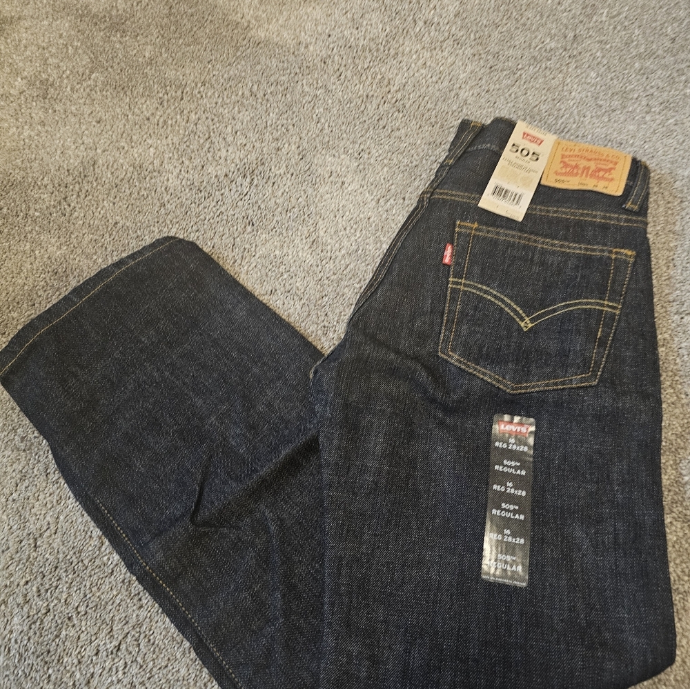 Levi's 505 regular size 16 boys jeans